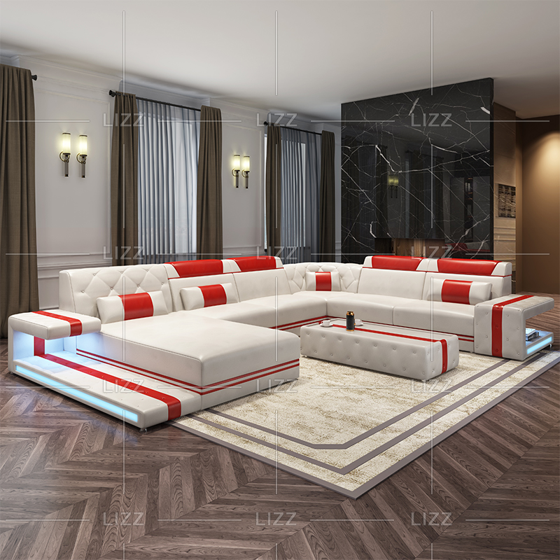 کاناپه کانواس LED سکشنال برای اتاق خواب