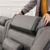 مبل سکشنال ال ای دی میکروفیبر اصل با صندلی راحتی
